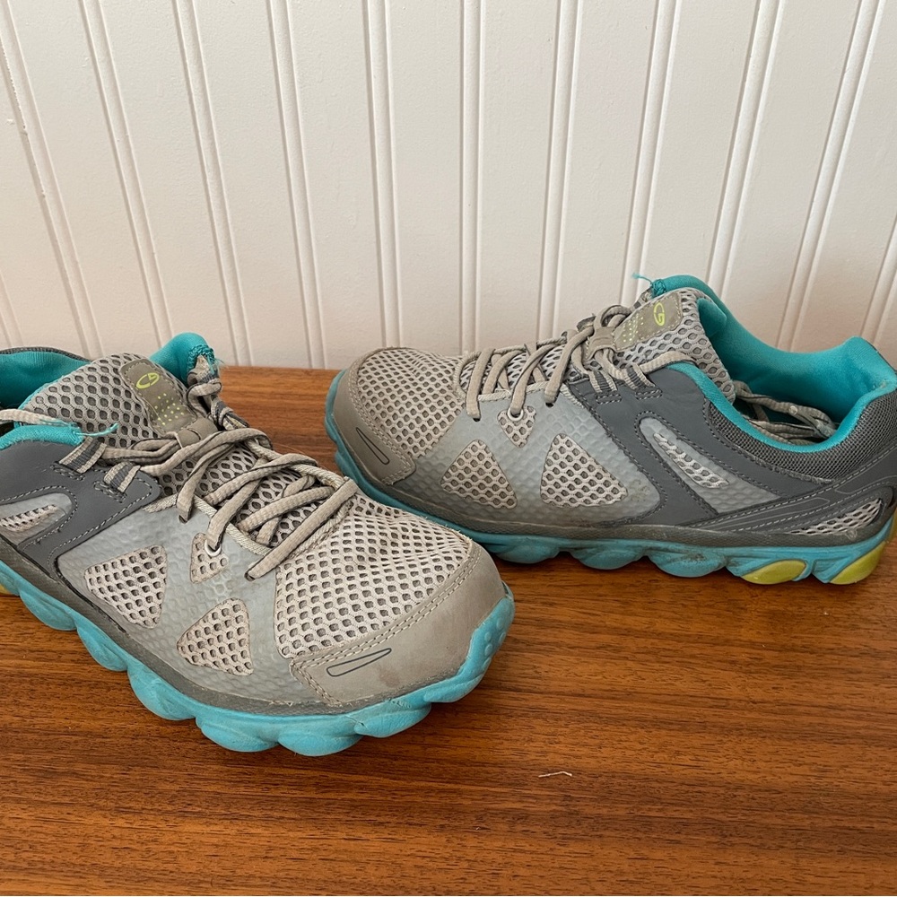 Champion Gray and Teal Athletic Shoes